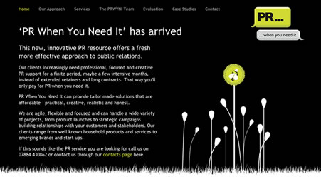 PR When You Need It - Website